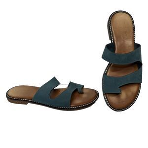 Coach and Four Sandals Leather Slides 6